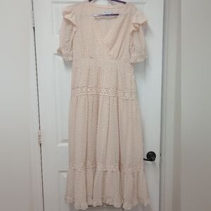 Asos Cream Maxi Dress